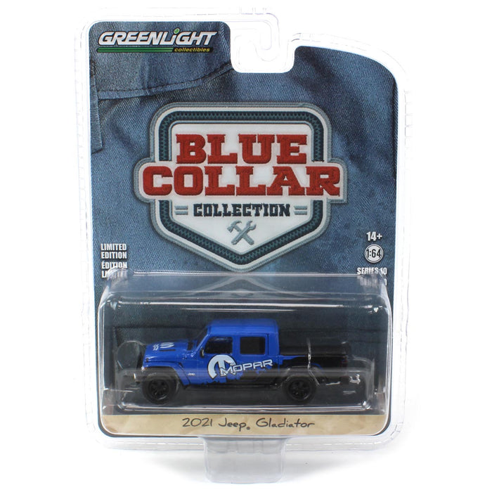 1/64 2021 Jeep Gladiator Off-Road, Mopar, Blue Collar Series 10