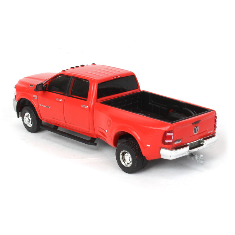 1/64 2021 RAM 3500 Dually Pickup Truck, Longhorn Edition, Flame Red