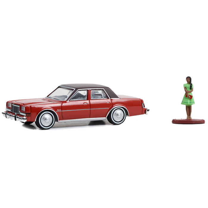1/64 1983 Dodge Diplomat with Woman in Dress, Hobby Shop Series 15