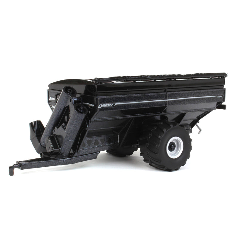 1/64 Brent 1198 Avalanche Grain Cart with Flotation Tires by SpecCast, Metallic Black