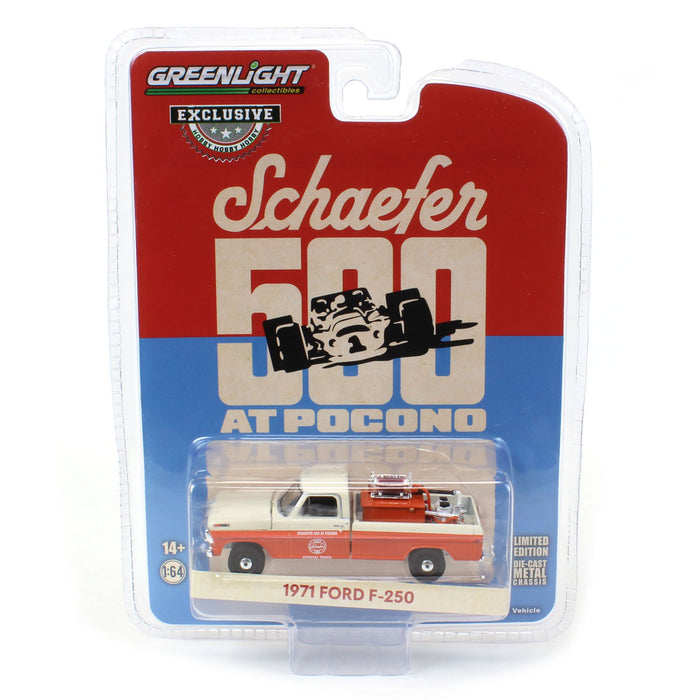 1/64 1971 Ford F-250 with Fire Equipment, 1971 Schaefer 500 Pocono Official Truck