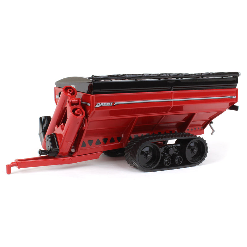 1/64 Brent 1198 Avalanche Grain Cart with Tracks by SpecCast, Red