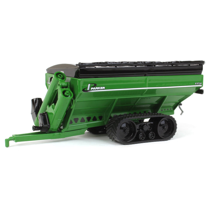 1/64 Parker 1154 Grain Cart with Tracks, Green