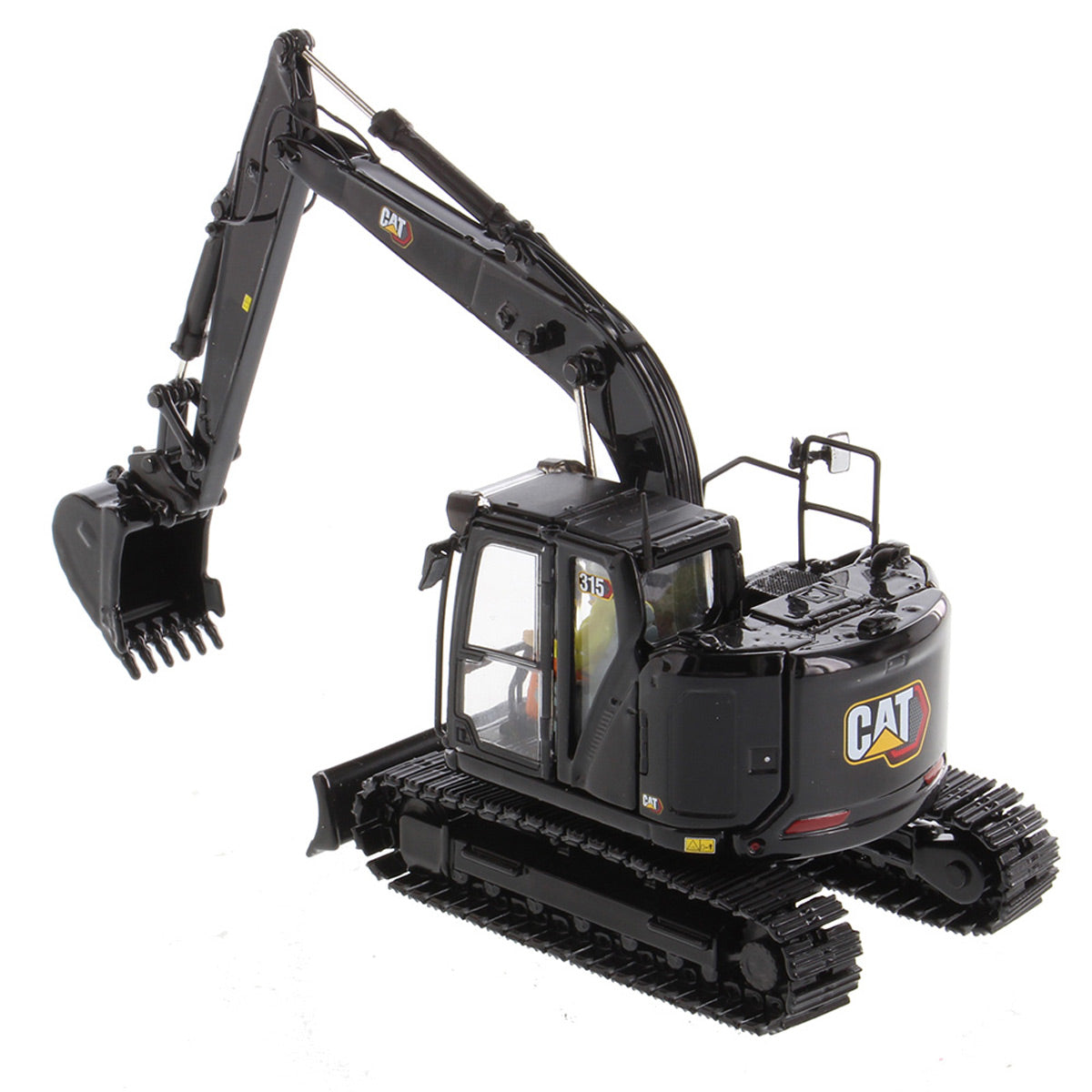 キャタピラー建機　CAT315 ブラックエディション　1/50 1/50 CAT 315 Excavator with Special Black Finish — Outback Toys