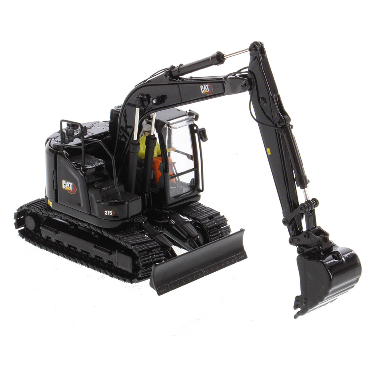 キャタピラー建機　CAT315 ブラックエディション　1/50 1/50 CAT 315 Excavator with Special Black Finish — Outback Toys