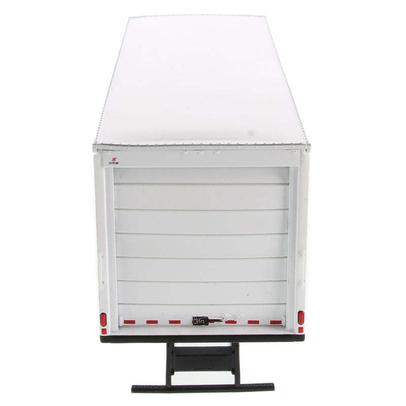 1/32 Red Peterbilt Model 536 with White Supreme Signature Van Truck Body