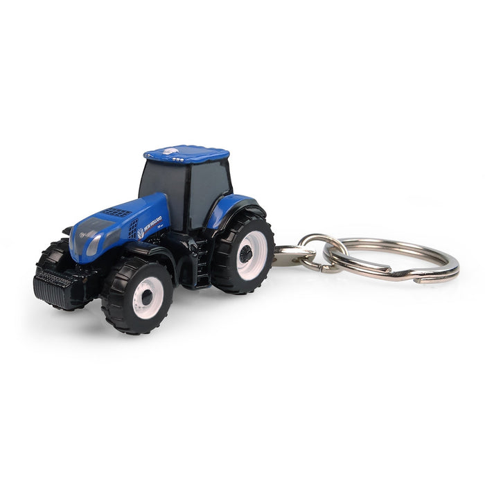 New Holland T8.350 Tractor Metal Keychain