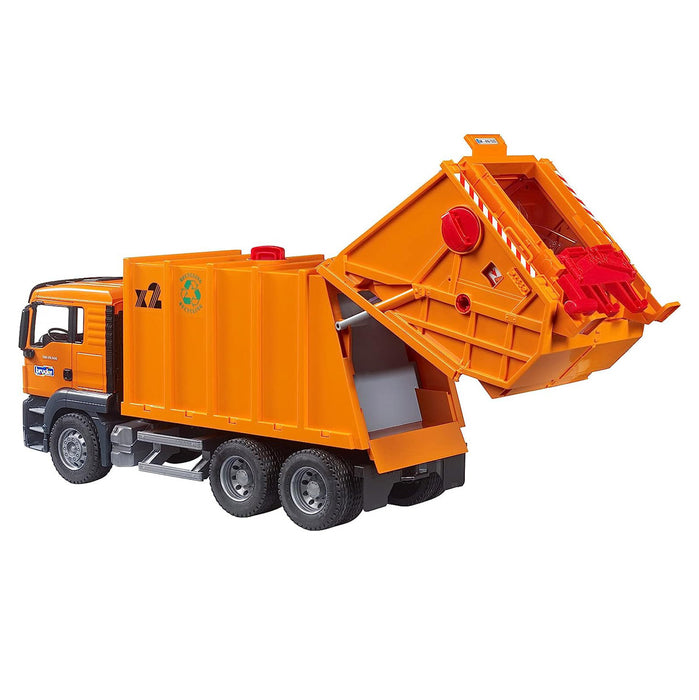 1/16 MAN TGS Orange Garbage Truck by Bruder