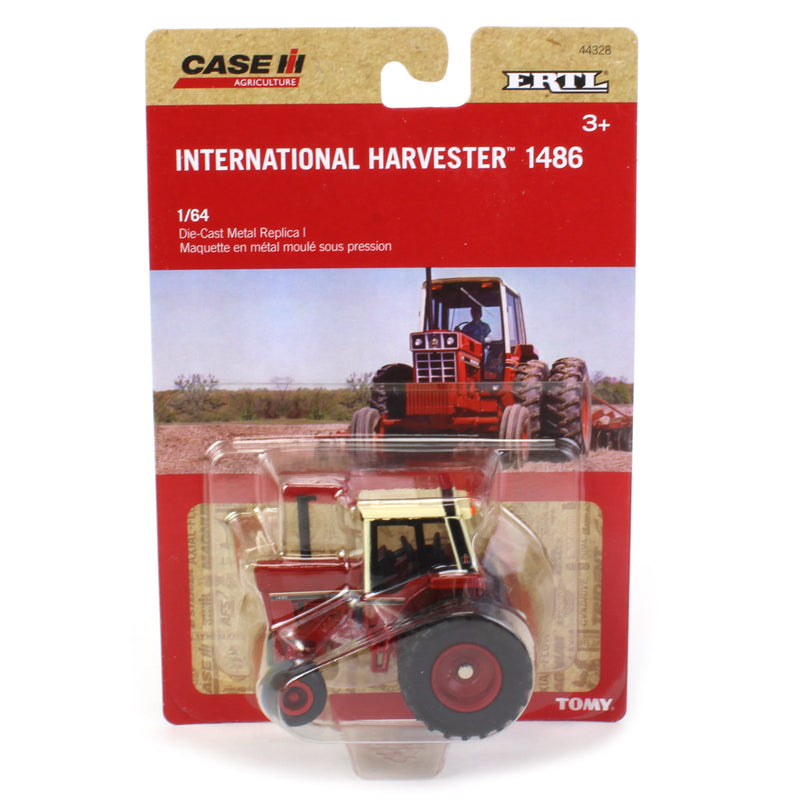 (B&D) - 1/64 International Harvester 1486 Tri-Stripe Wide Front with Rear Duals - Damaged Box