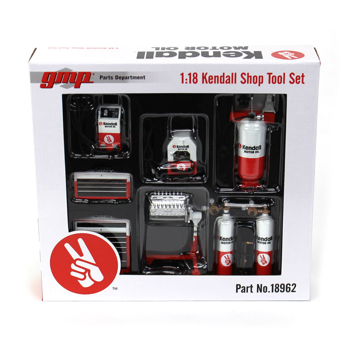 1/18 GMP Shop Tool Set 1, Kendall Motor Oils, 6 Piece Set