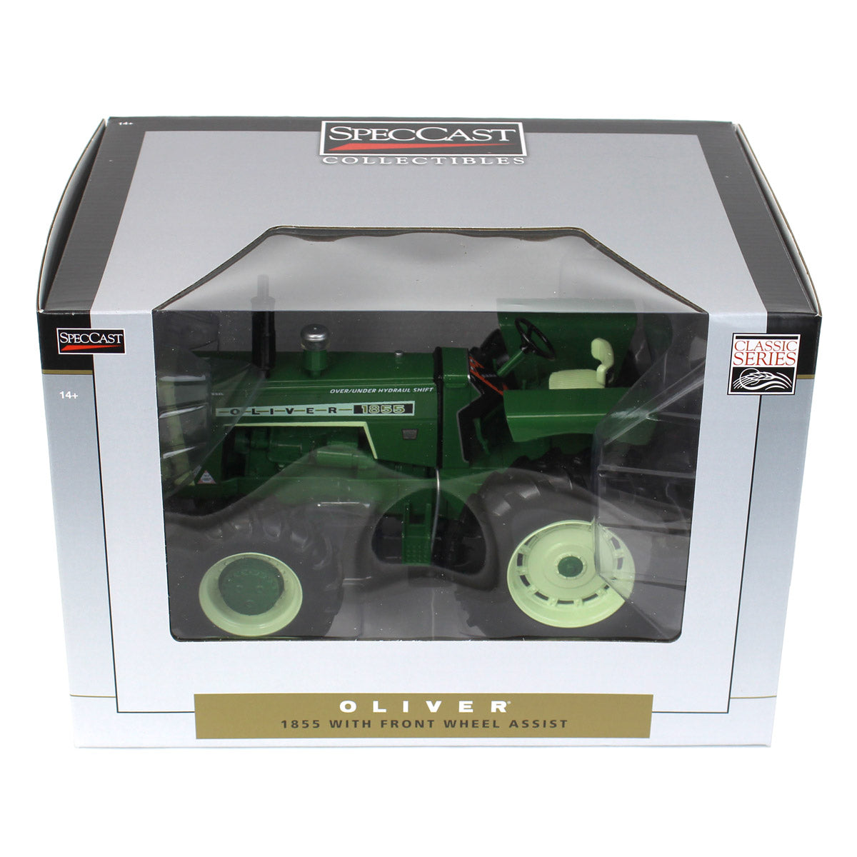 1/16 Oliver 1855 Tractor with Front Wheel Assist by SpecCast