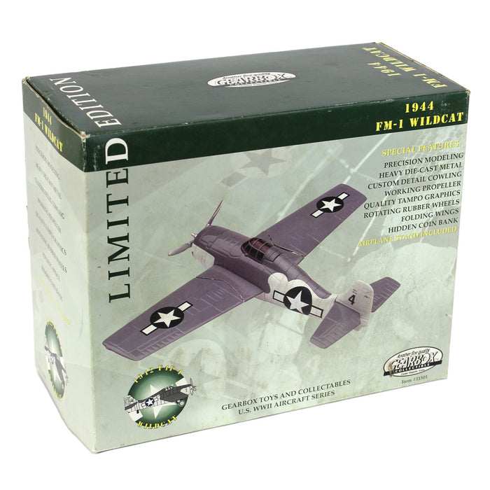 Limited Edition 1944 FM-1 Wildcat Coin Bank