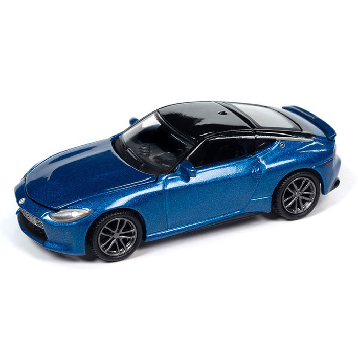 1/64 2023 Nissan Z, Seiran Blue with Gloss Black Roof, Auto World 2023 Release 3A