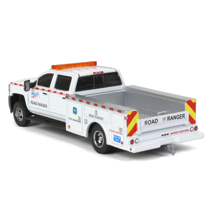 1/64 2018 Chevrolet Silverado 3500 Dually Service Bed, FDOT, Dually Drivers 12