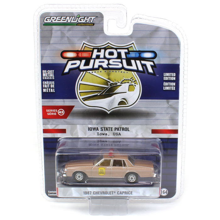 1/64 1987 Chevrolet Caprice, Iowa State patrol Hot Pursuit 43