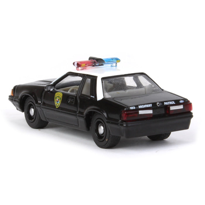 1/64 1990 Ford Mustang SSP, Wyoming Hwy Patrol, Hot Pursuit 43