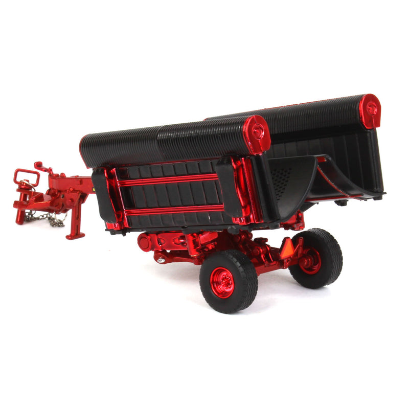 Red Chrome Chase Unit ~ 1/64 H&S Twin Flex Hay Merger by SpecCast
