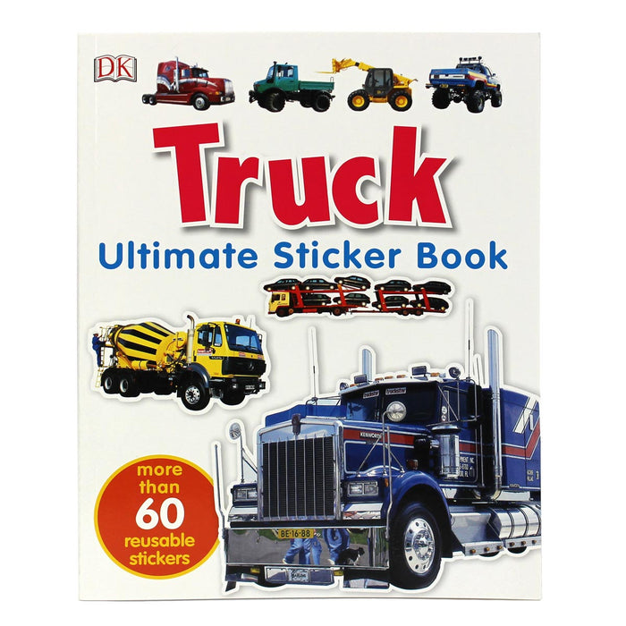 Ultimate Truck Sticker Book with 60 Reusable Stickers