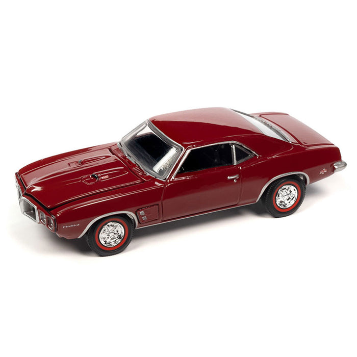 1/64 Auto World 2023 Release 2B, 1969 Pontiac Firebird, Matador Red