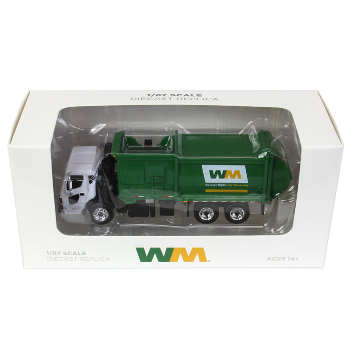 1/87 Mack LR Waste Management Refuse Truck with McNeilus ZR Side Loader