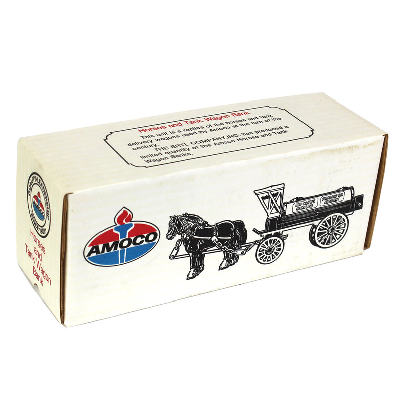 Horses Pulling Standard Oil Red Crown Tank Wagon Bank, Amoco by ERTL