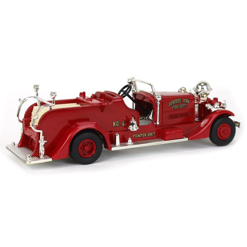 1/30 1937 Dubuque Ahrens-Fox Fire Truck Bank by ERTL