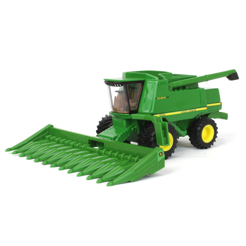 1/64 John Deere 9610 Maximizer Combine with Grain Head & Corn Head by ERTL