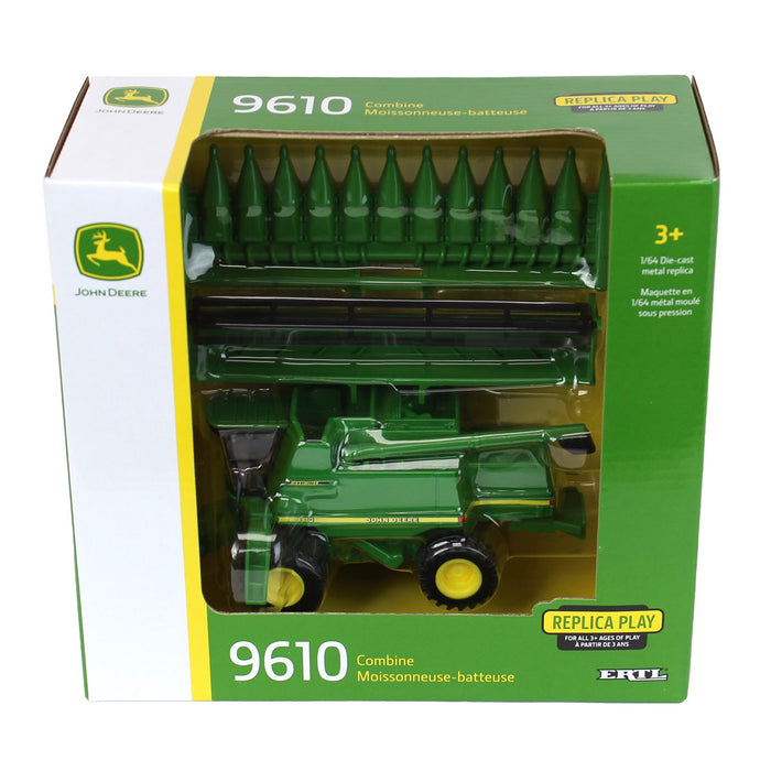 1/64 John Deere 9610 Maximizer Combine w/ Grain & Corn Heads