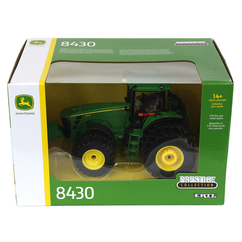 1/32 John Deere 8430 Tractor with Front Duals & Rear Duals, ERTL Prestige Collection