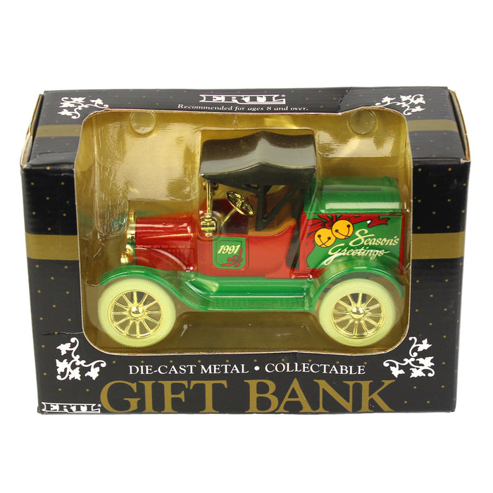 1918 Ford Model "T" Runabout Season's Greetings Gift Bank