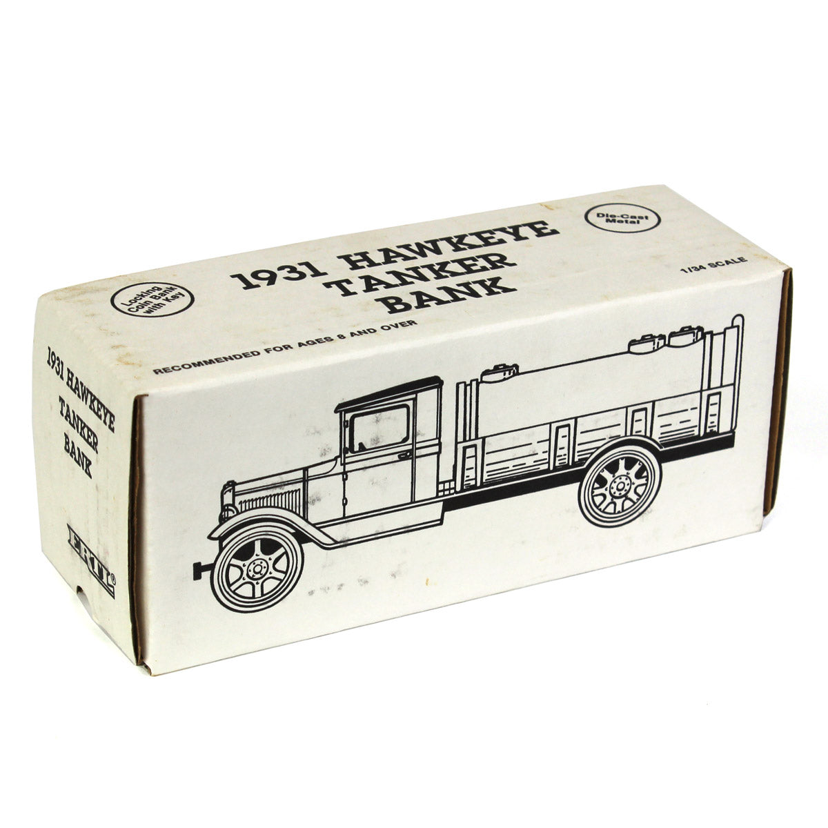 1/34 1931 Oilzum Hawkeye Tanker Bank by ERTL — Outback Toys