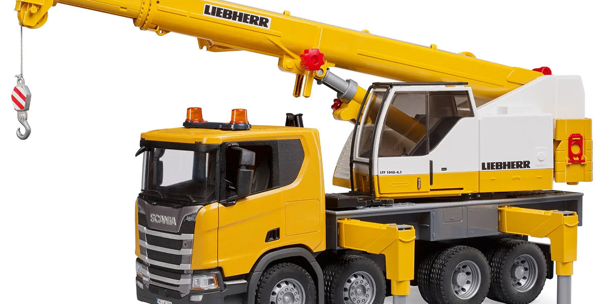 1/16 Scania Super 560R Liebherr Crane Truck by Bruder — Outback Toys