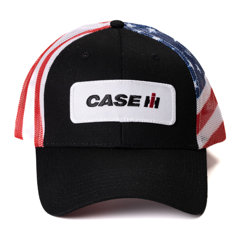 Case IH Logo American Flag Mesh Back Hat