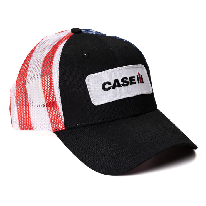 Case IH Logo American Flag Mesh Back Hat