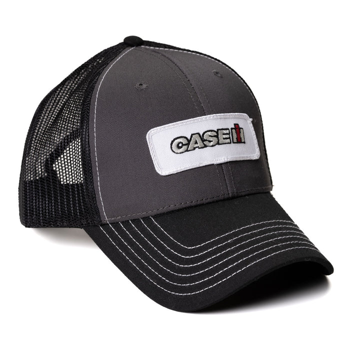 Case IH Logo Gray & Black Mesh Back Hat