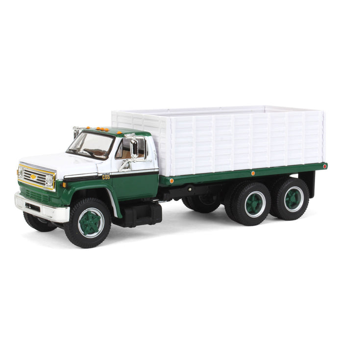 1/64 Green/White 1970s Chevrolet C65 Grain Truck, DCP by First Gear