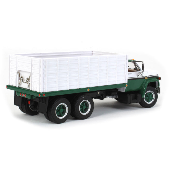 1/64 Green/White 1970s Chevrolet C65 Grain Truck, DCP by First Gear