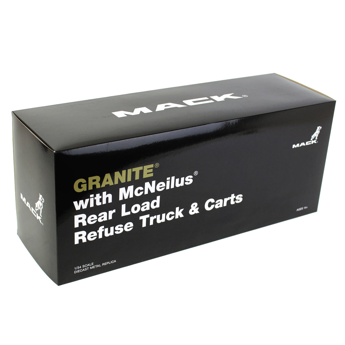 1/34 White Mack Granite MP with McNeilus Rear Load Refuse Truck