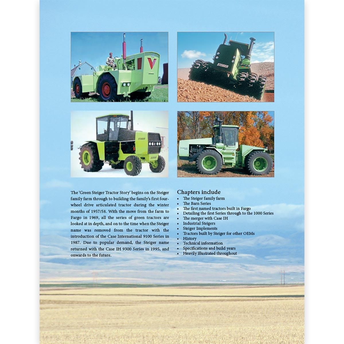 The Green Steiger Tractor Story 206 Page Book by Peter D. Simpson