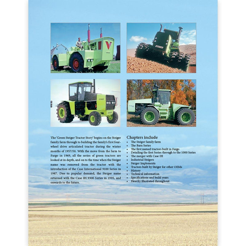 The Green Steiger Tractor Story 206 Page Book by Peter D. Simpson