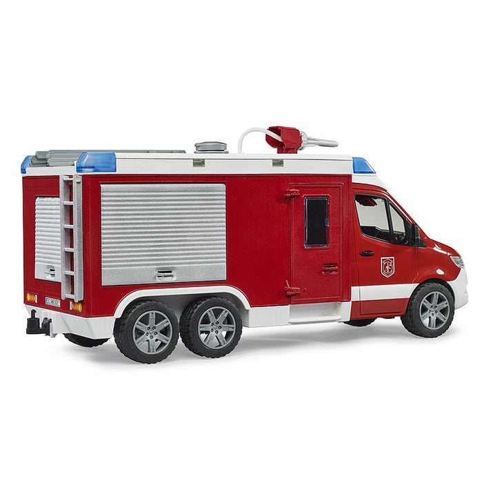 1/16 Mercedes-Benz Sprinter Fire Rescue Truck with Water Pump and Lights & Sounds by Bruder