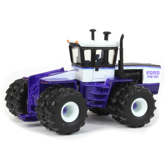 1/64 Purple Ford FW-60 4WD Tractor with Front & Rear Duals