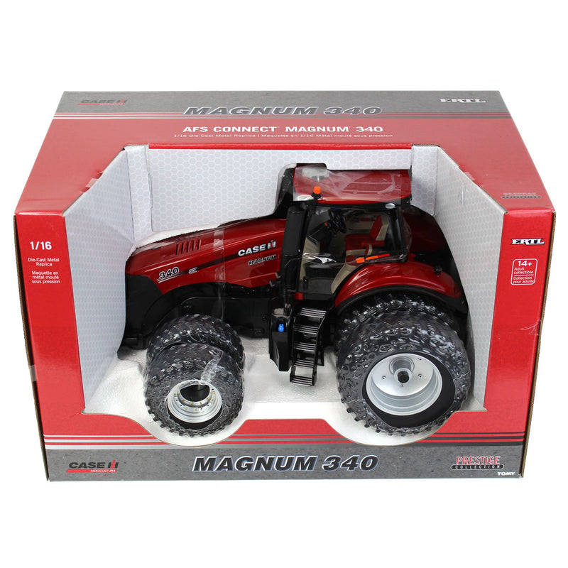 (B&D) - 1/16 Case IH AFS Connect Magnum 340 w/ Front & Rear Duals, ERTL Prestige Collection - Damaged Box