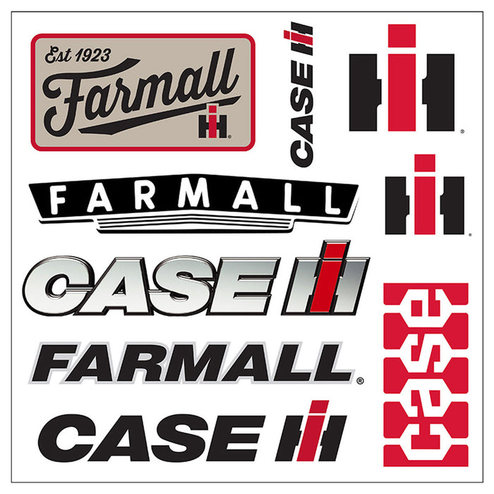 Farmall, International Harvester & Case IH Logos Sticker Kit