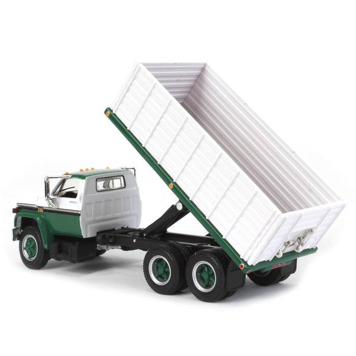 1/64 Green/White 1970s Chevrolet C65 Grain Truck, DCP by First Gear