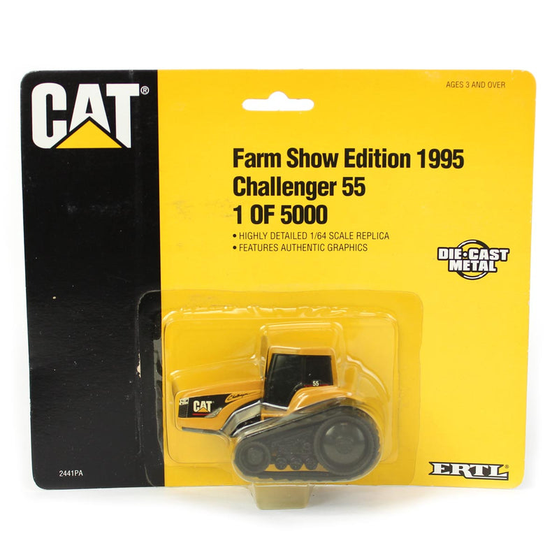 1/64 CAT Challenger 55 Tractor, 1995 Farm Show Limited Edition by ERTL