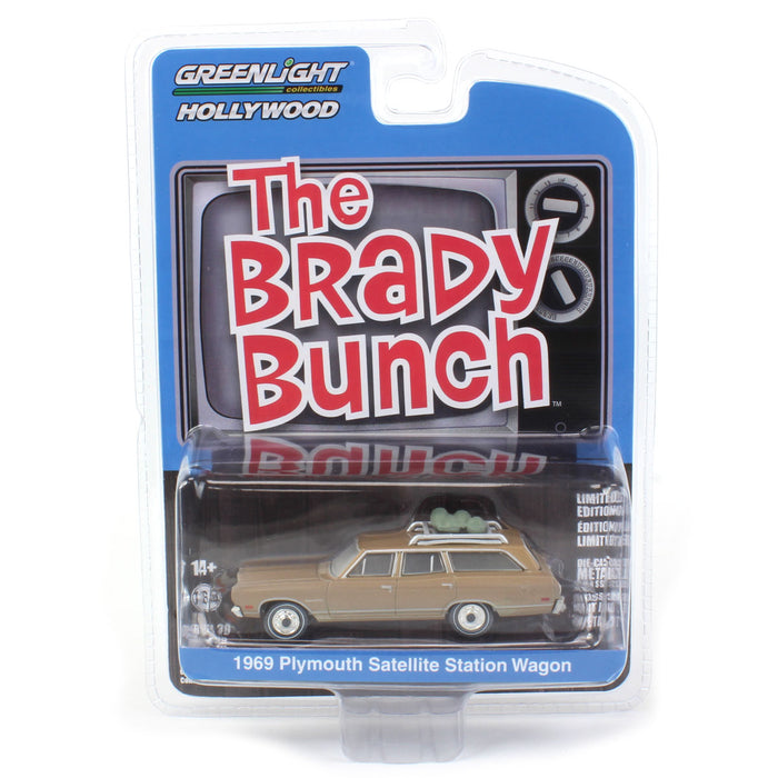 1/64 1969 Plymouth Satellite Station Wagon, Brady Bunch, Hollywood Series 39
