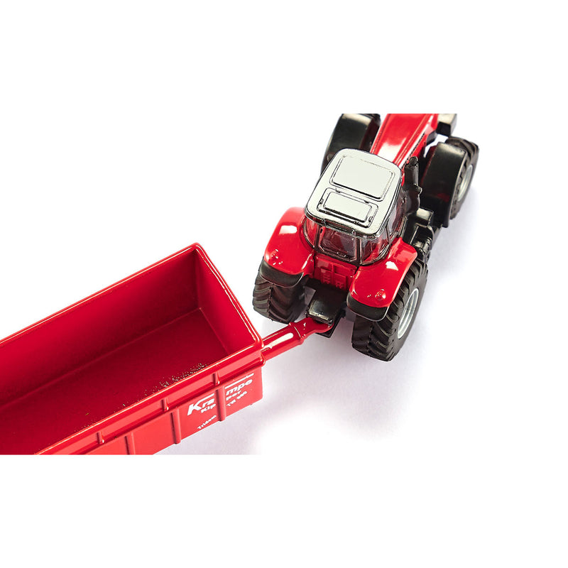 1/87 Massey Ferguson 8480 Tractor with Krampe Dump Trailer