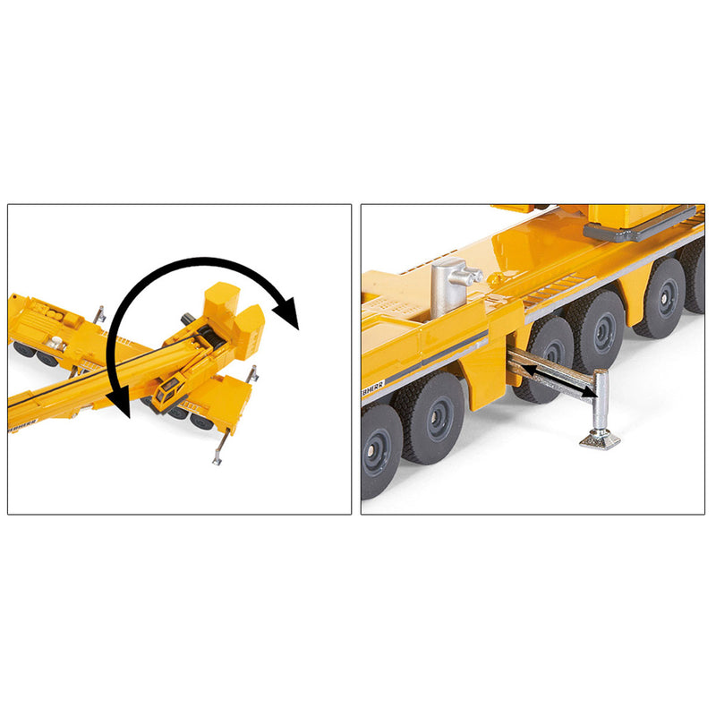 1/87 Liebherr Mobile Crane with Telescoping & Pivoting Crane Arm