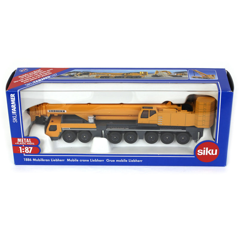 1/87 Liebherr Mobile Crane with Telescoping & Pivoting Crane Arm